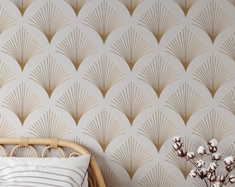 Art Deco design Traditional and Peel and Stick Wallpaper   #3583