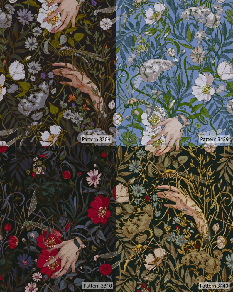 Hamlet's Sorrow | Peel and stick and Traditional wallpaper 3441