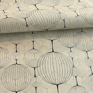 Art Deco Classic Wallpaper spherical chandelier Candelabras Balloon - Peel and stick, Removable , traditional wallpaper  3362