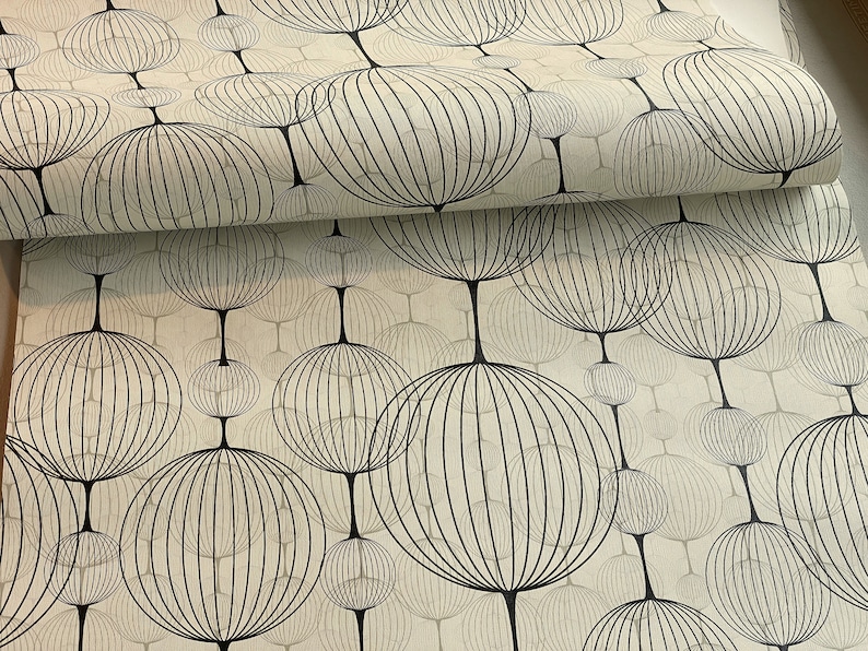 Art Deco Classic Wallpaper spherical chandelier Candelabras Balloon - Peel and stick, Removable , traditional wallpaper  3362