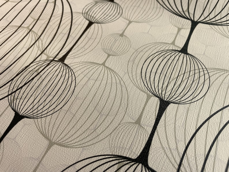 Art Deco Classic Wallpaper spherical chandelier Candelabras Balloon - Peel and stick, Removable , traditional wallpaper  3362