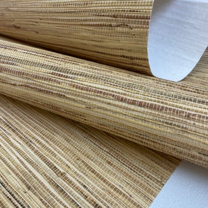 Papel de parede tradicional de tecido de cânhamo natural 41054