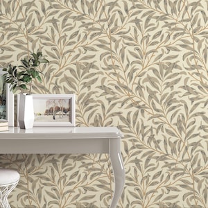 Removable wallpaper, William Morris wallpaper, traditional Wallpaper #3482
