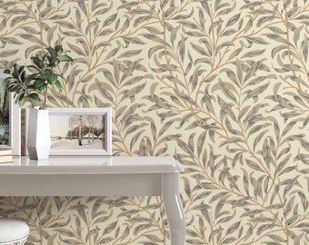 Removable wallpaper, William Morris wallpaper, traditional Wallpaper #3482