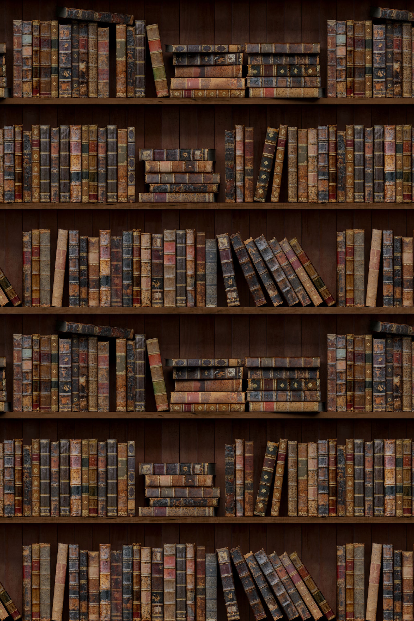 EXCLUSIVE the Bookshelves Wallpaper Peel & Stick Wallpaper Etsy Canada