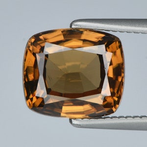 VS 3.47Ct Zircon Nice Color Brilliant Cushion Cut Gemstone