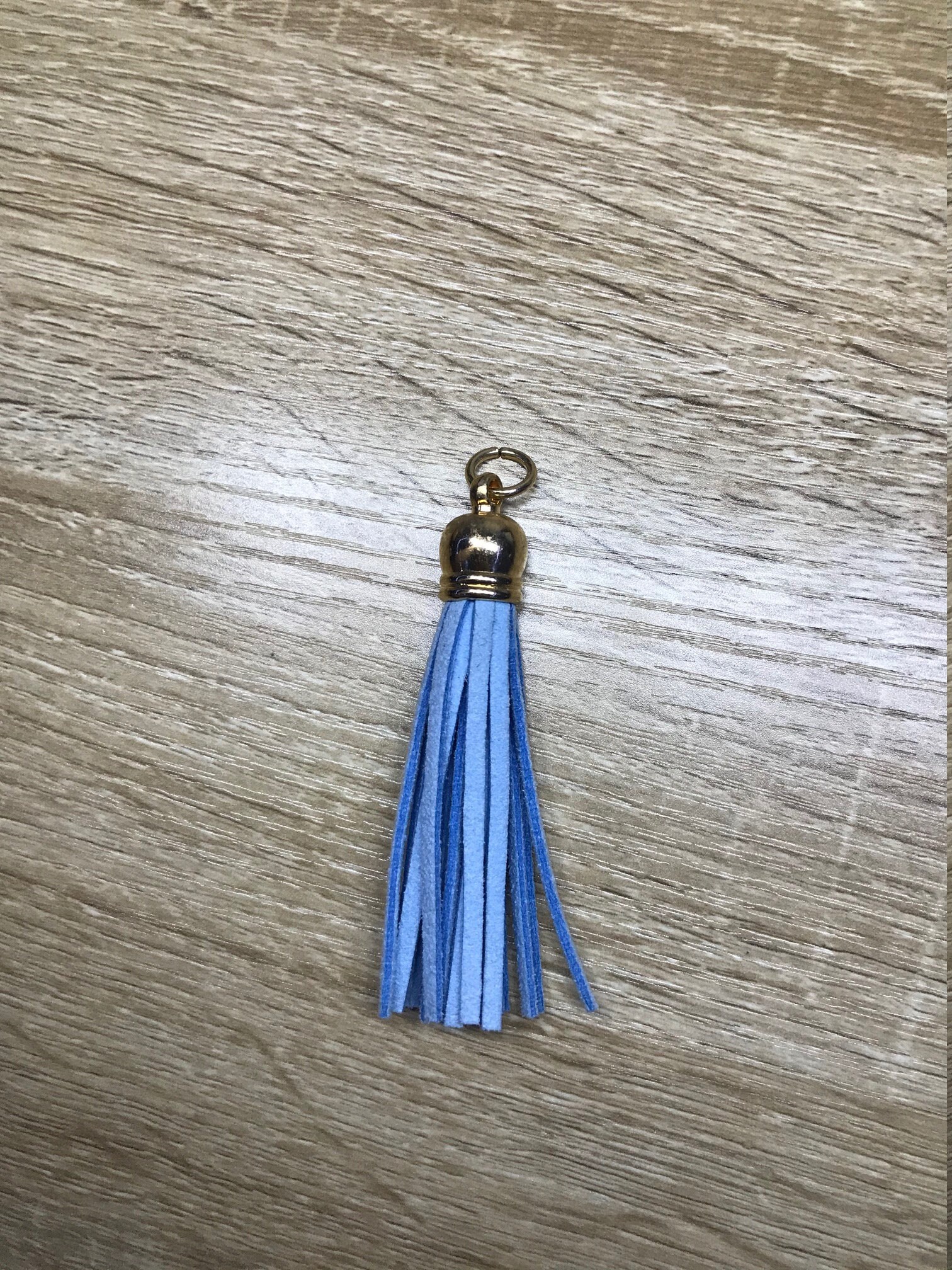 Light Blue Tassels for Keychain Etsy