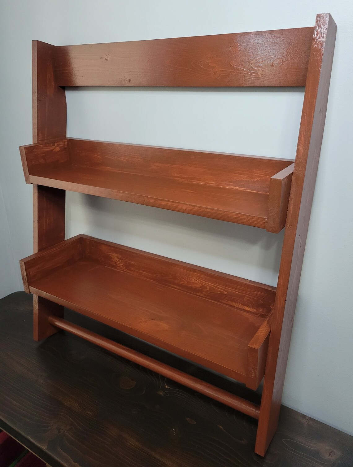 Custom Bathroom Ladder Shelf Over Toilet Shelf Etsy