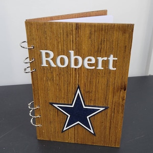 Personalized Wooden Journal Diary Notebook