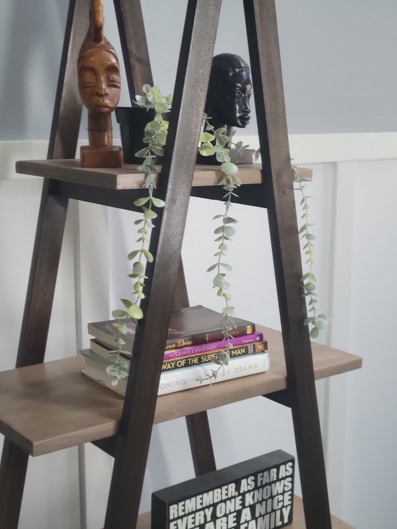 Custom A Frame Ladder Bookshelf Etsy