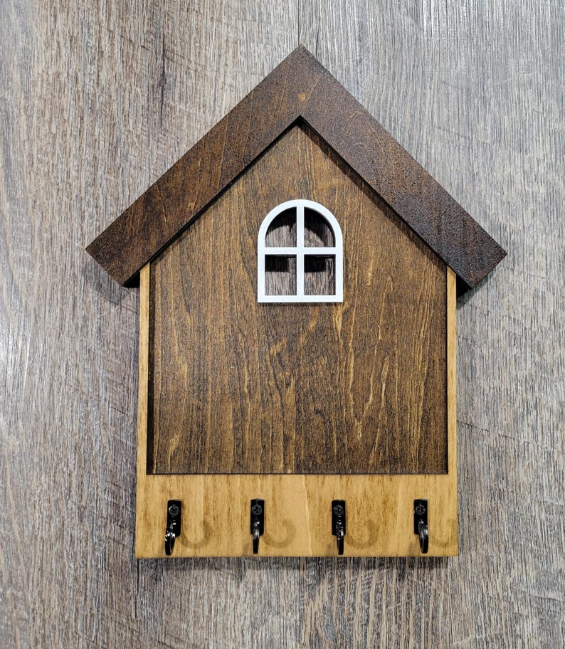 Interchangeable House Shaped Key Hanger | House Shaped Key Holder - Etsy