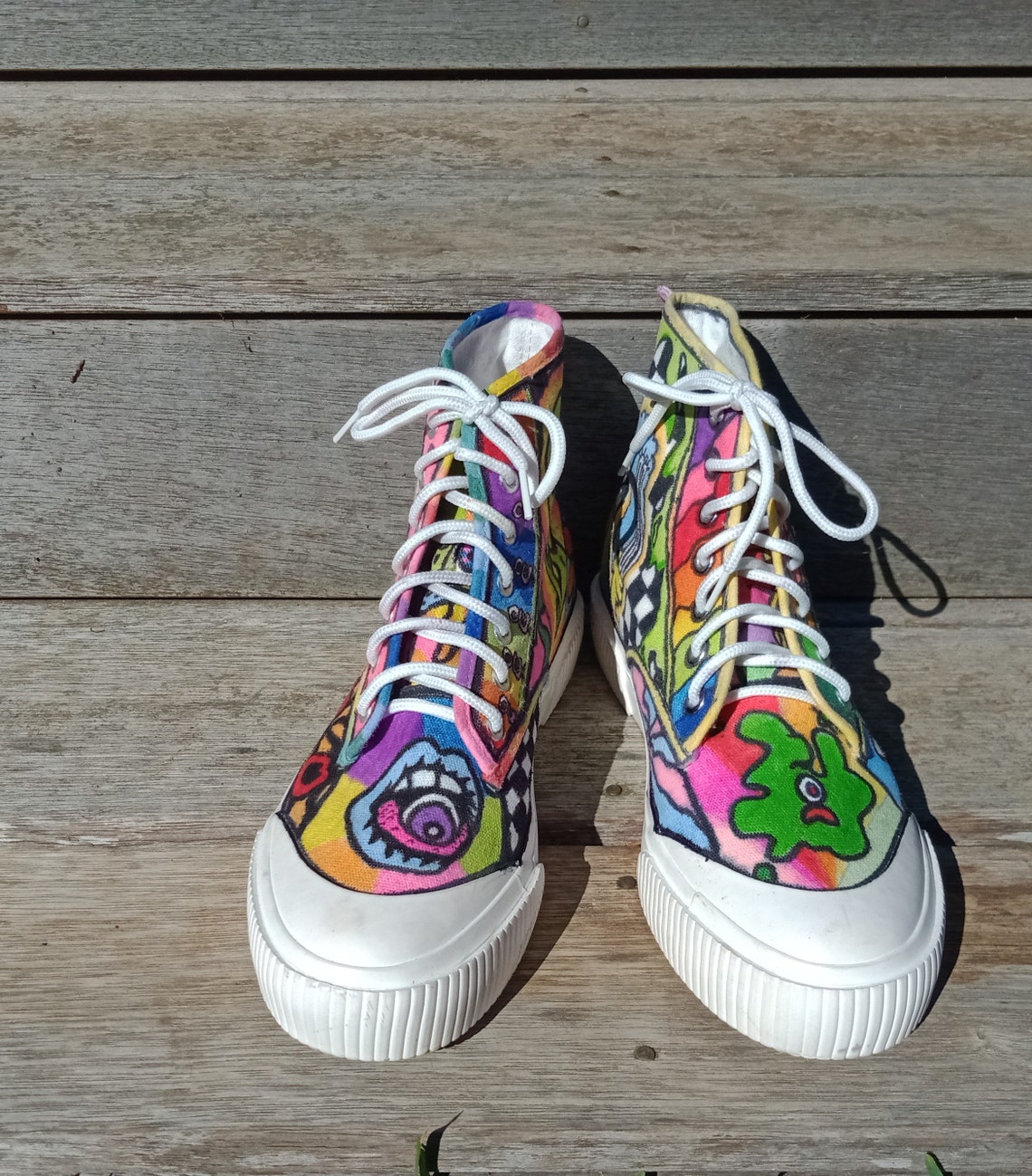 Custom graffiti shoes Etsy Custom graffiti shoes Etsy