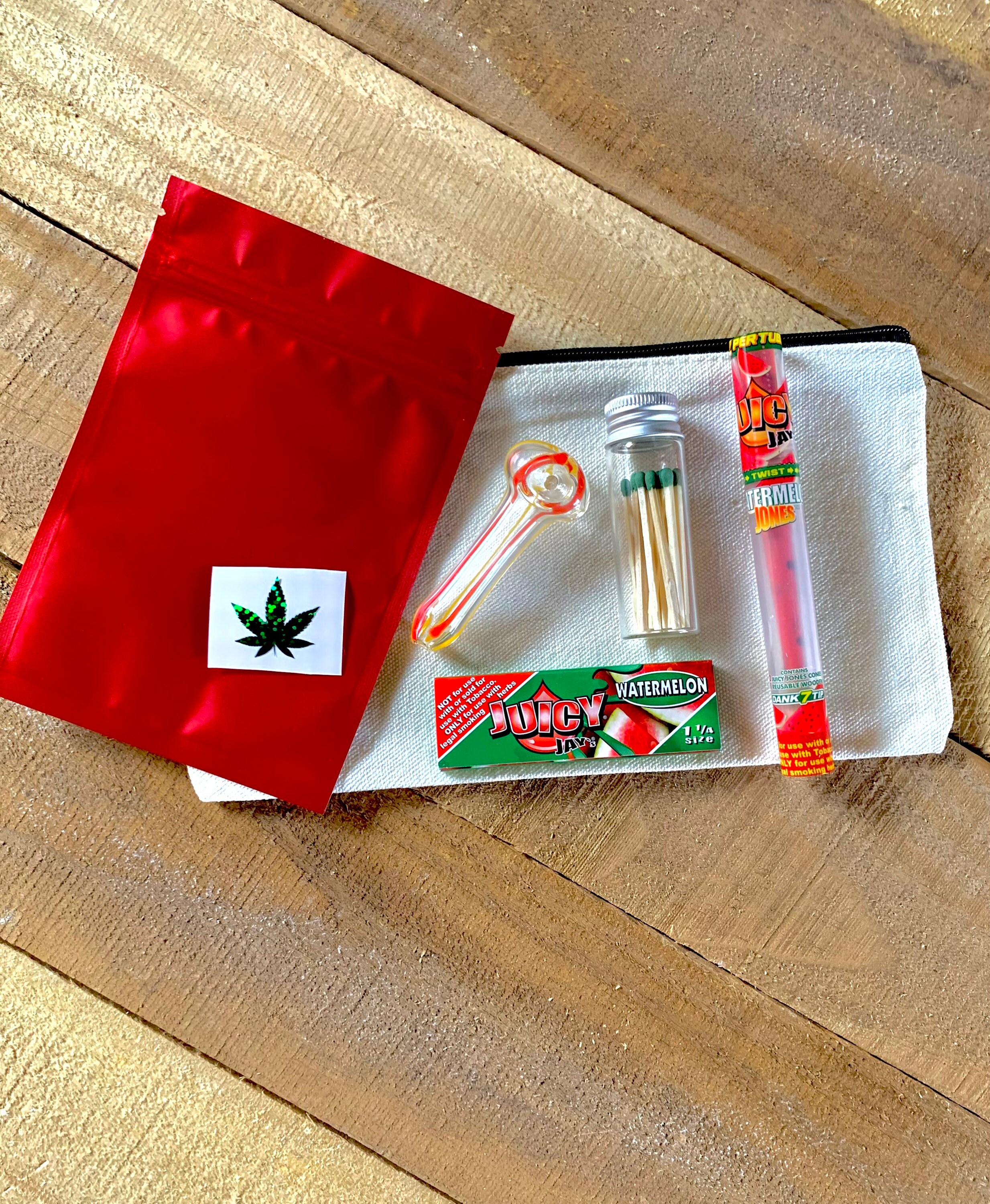 Watermelon Smoke Kit Smoke Kit 420 Smoke Kit Stoner Pack Etsy