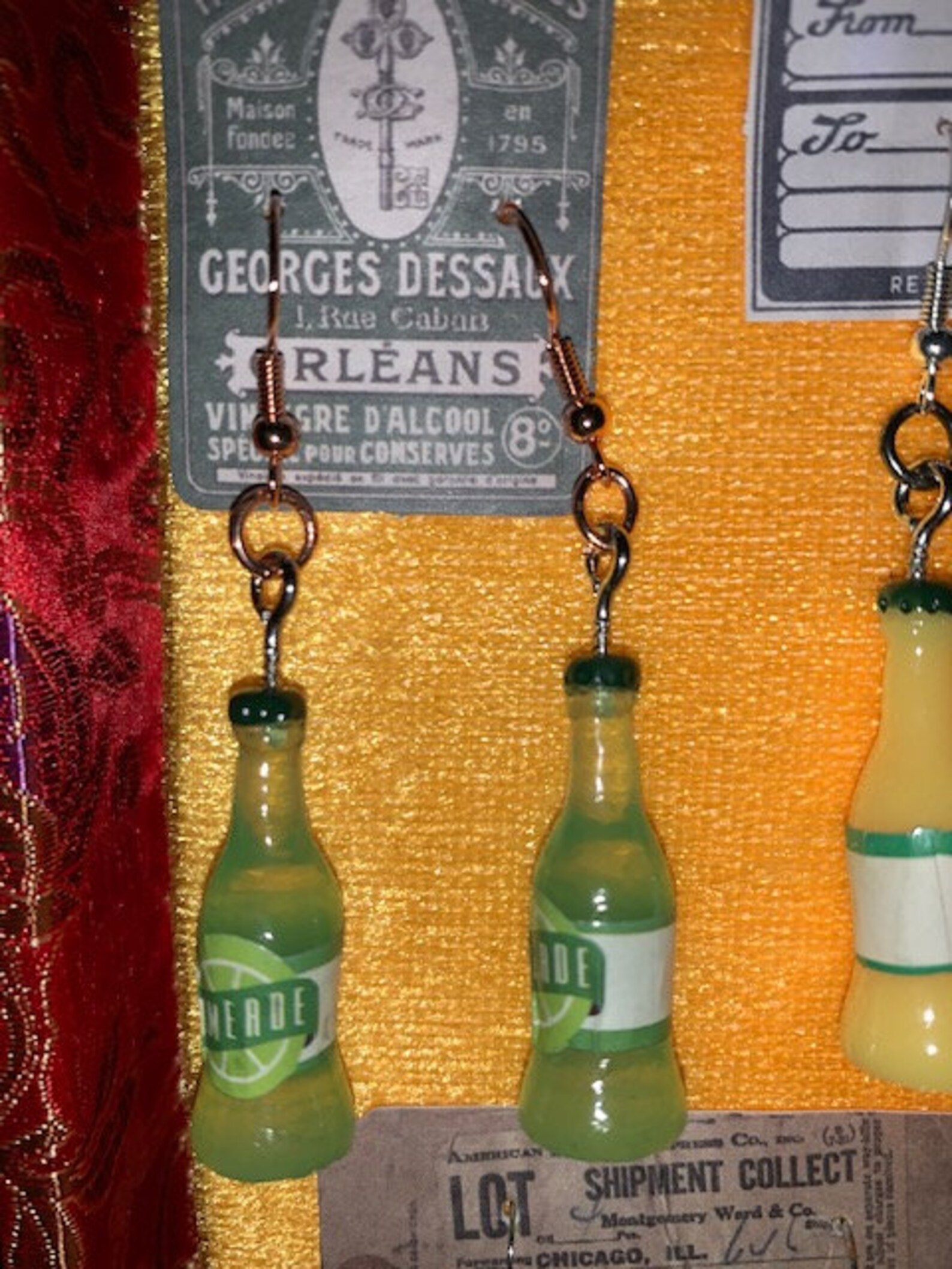 Bottle Earrings Etsy