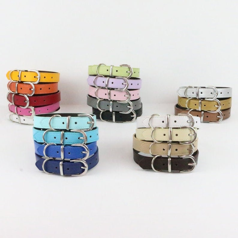 Sage green bow tie cat collar S to L collar Adjustable leather Etsy