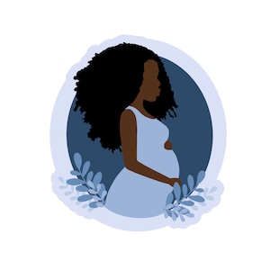 Custom Pregnancy Sticker