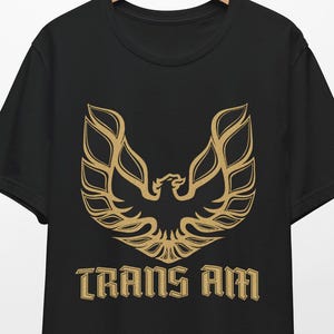 Trans Am t-shirt, Pontiac Firebird Retro Bandit Muscle Car