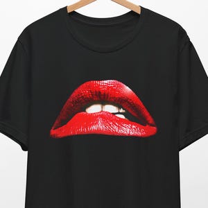 The Rocky Horror Picture Show Lips t-shirt, Cult Movie Film Retro Vintage