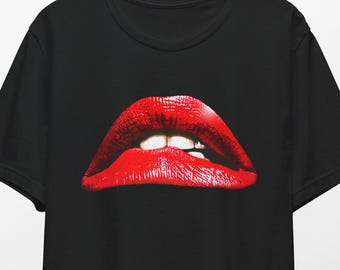 The Rocky Horror Picture Show Lips t-shirt, Cult Movie Film Retro Vintage