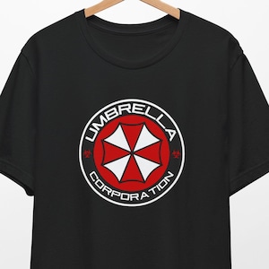 Umbrella Corporation t-shirt UBCS Resident Evil T-Virus Corp. Video Game