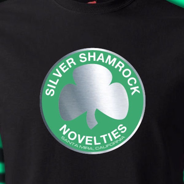 Silver Shamrock t-shirt, Halloween III 3 inspired Season of the Witch, Small to 6XL