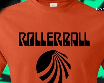 Rollerball t-shirt, Sci Fi Movie Cult Classic James Caan Retro Vintage 70's, Small to 6XL