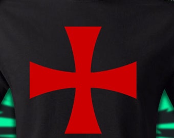 Medieval Crusades Cross Mens Shirt Pick Size Color Small 6X S/S L/S Sleeveless Medieval Crusades Cross Mens Shirt Pick Size Color Small 6X S/S L/S Sleeveless