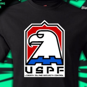 Escape from New York USPF inspired t-shirt, Snake Plissken United States Police Force, Small to 6XL