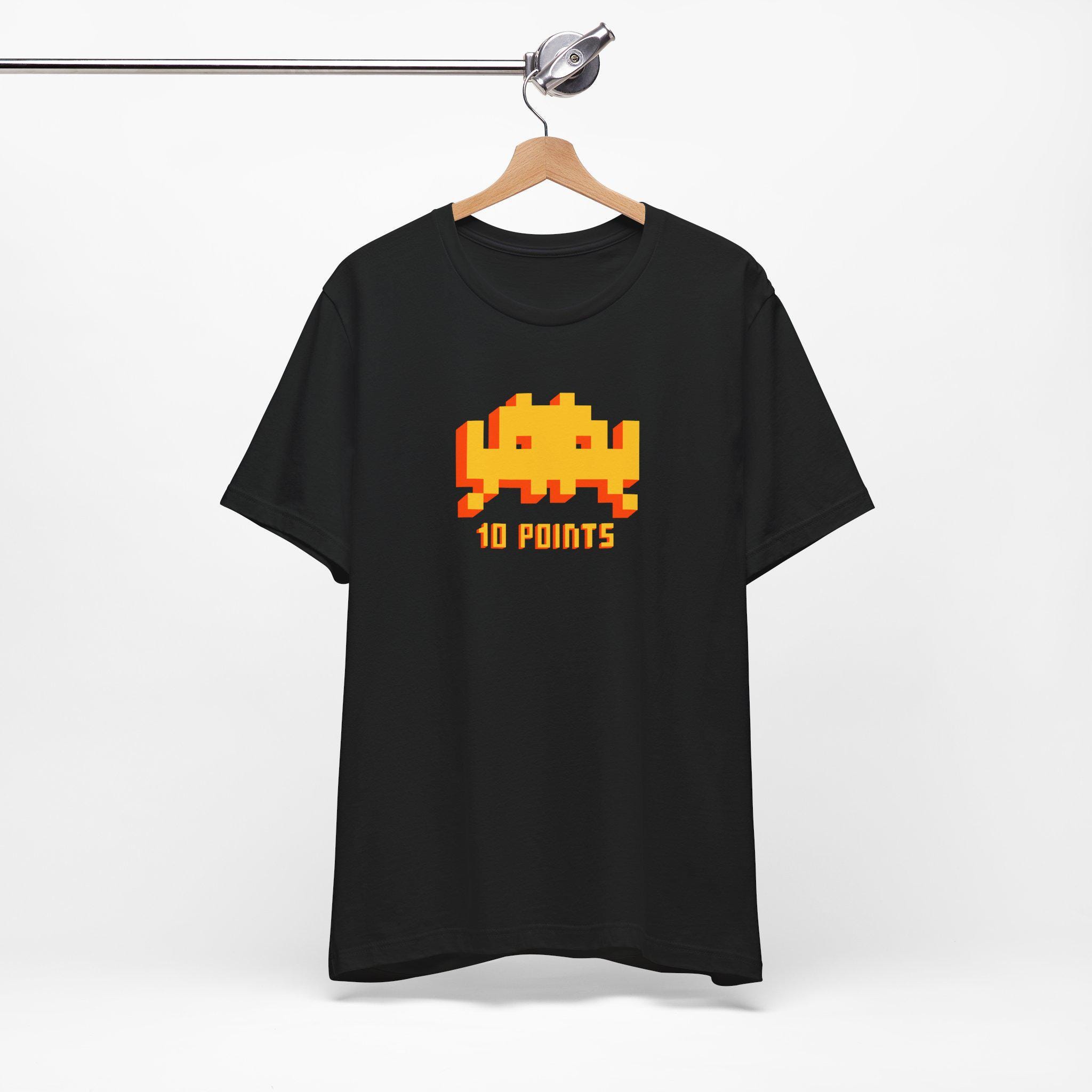 10 Points T-shirt, the IT Crowd Roy Moss Jen Space Invaders Geek 