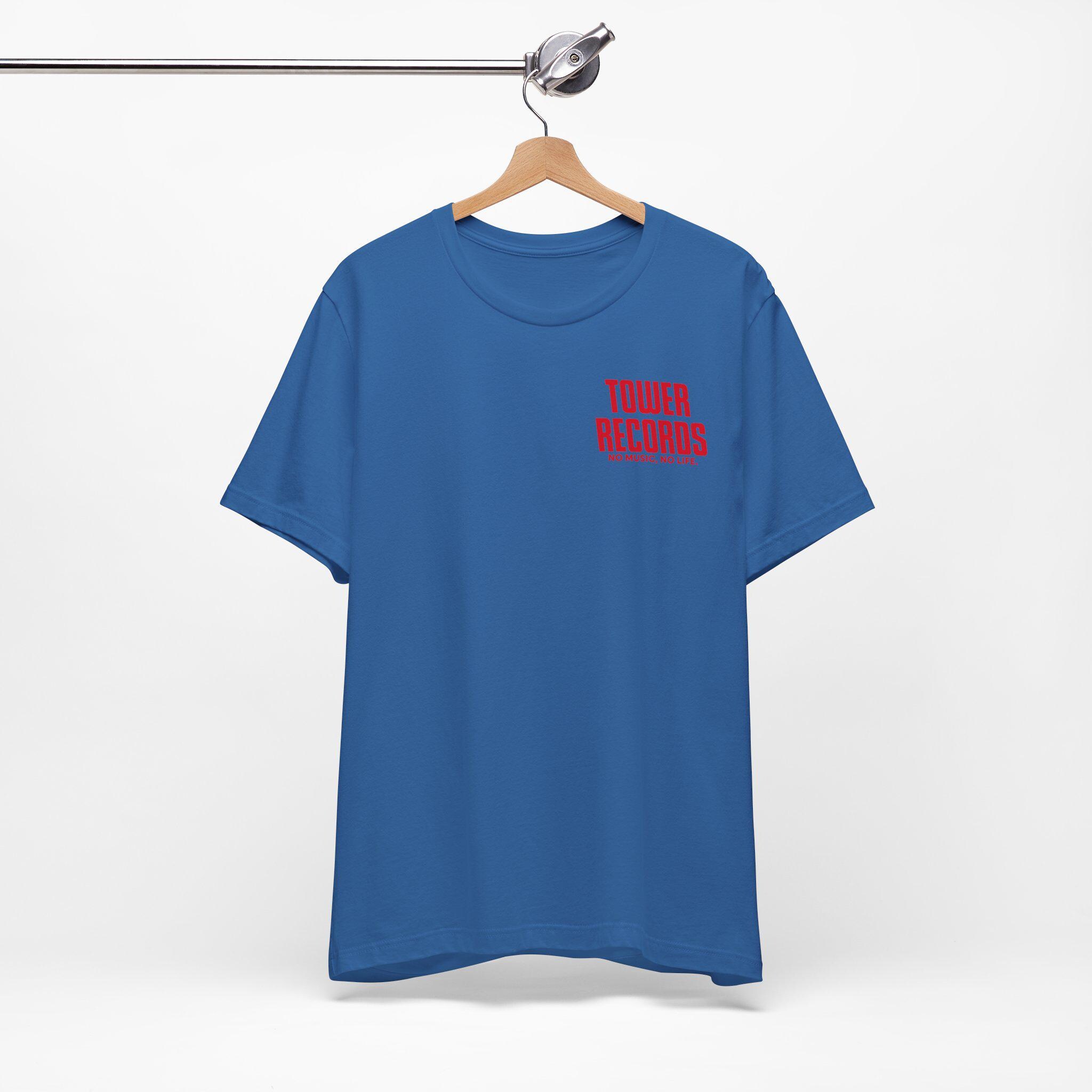 Tower Records T-shirt, Front and Back Print, Defunct Music Store