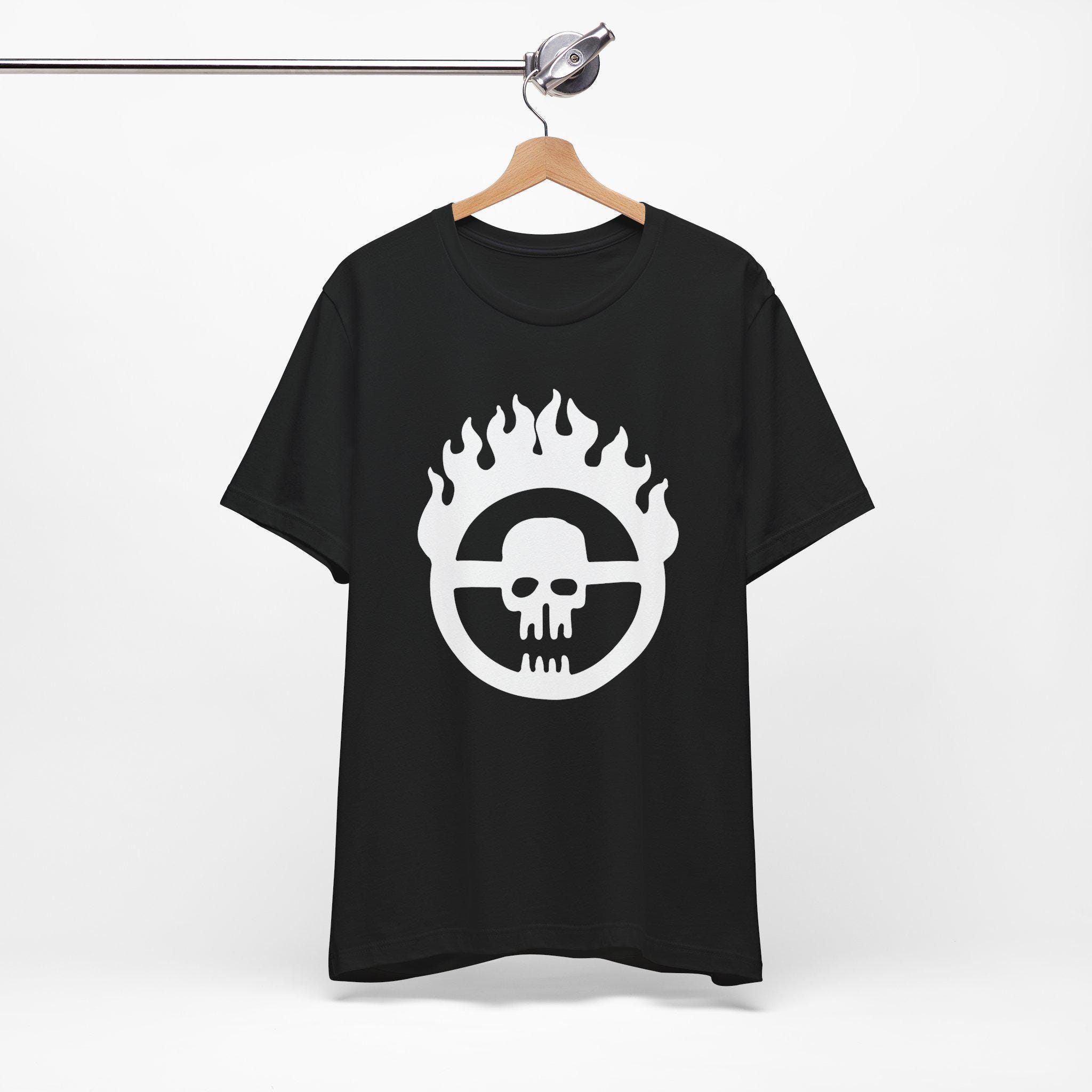 Mad Max Fury Road t-shirt, War Boys Logo Symbol Shiny and Chrome