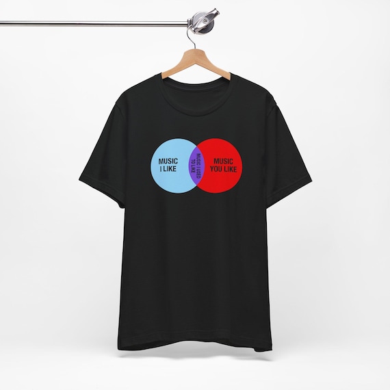 Music I Like T-shirt, the IT Crowd Geek Cosplay Roy Moss Jen Venn