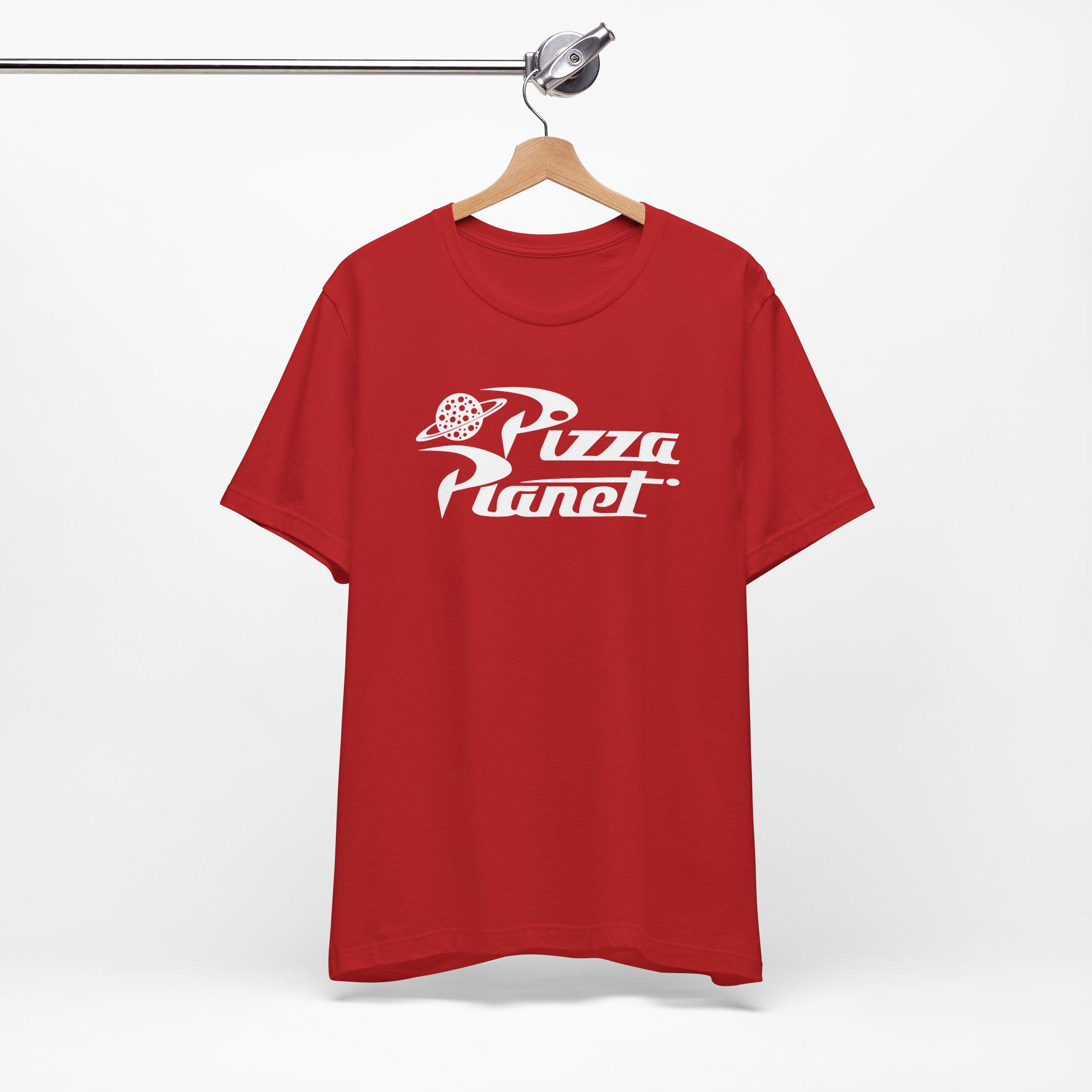 ピザプラネットTシャツ パロディ トイストーリー ピクサー ウッディ