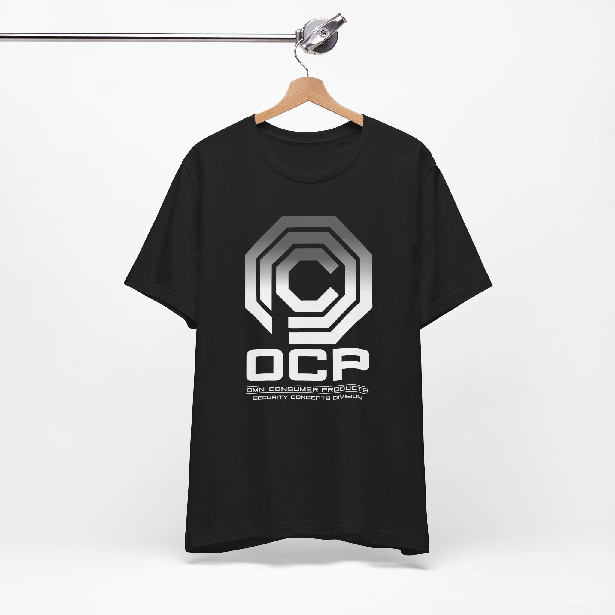 OCP ロボコップ Tシャツ、SF映画オムニコンシューマープロダクツ 