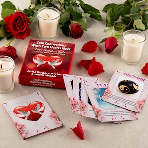 Seelenverbindungen, wenn zwei Herzen sich treffen, Liebesorakel Karten (Liebe, Beziehungen, Seelenverwandte, Twinflames Readings)