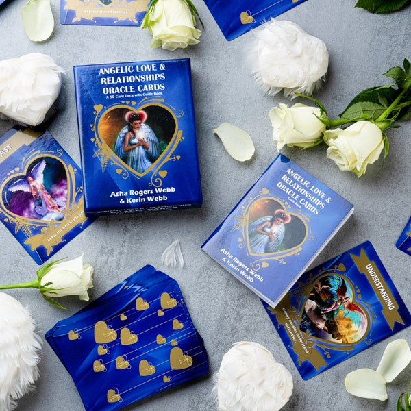 New Love Deck - Angelic Love & Relationships Oracle Cards with Guide Book