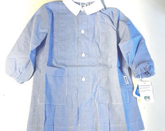 Grembiule Asilo Personalizzato – a quadretti bimba/o
