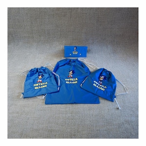 Set asilo personalizzato in 100% cotone