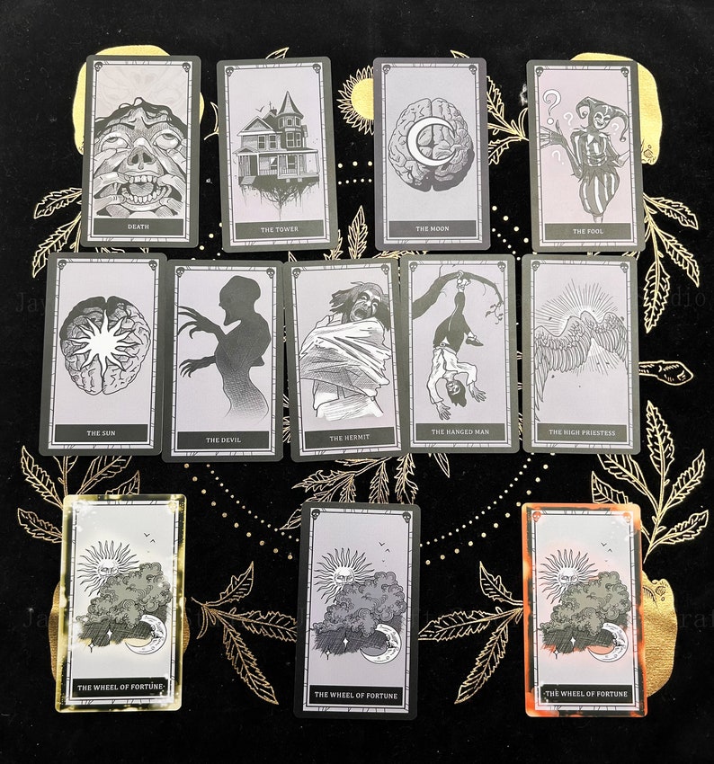 Phasmophobia Tarot CardsFan ArtPhasmophobia CosplayGame Etsy Polska