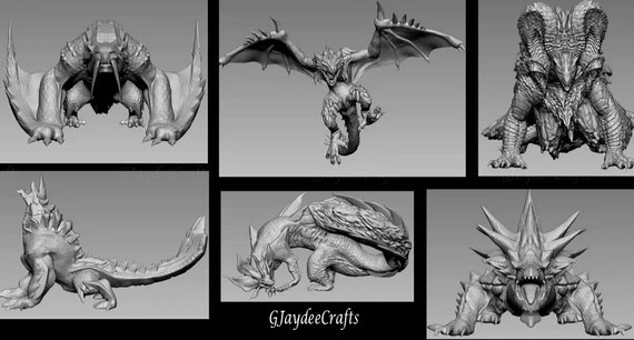 DIABLOS MONSTER HUNTER 3D model 3D printable