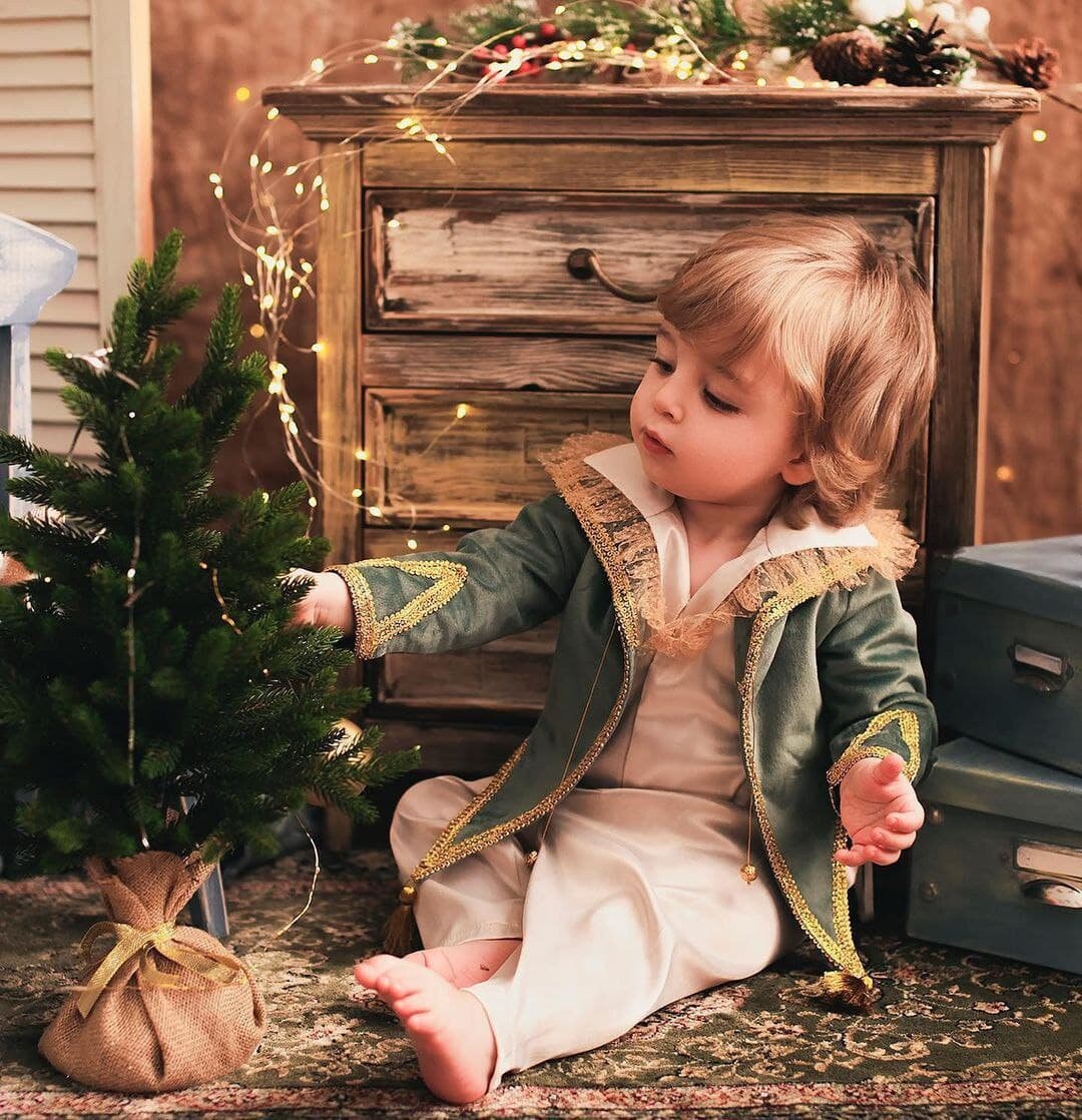 Little Prince costume Cosplay outfit Velvet suit for baby boy Etsy