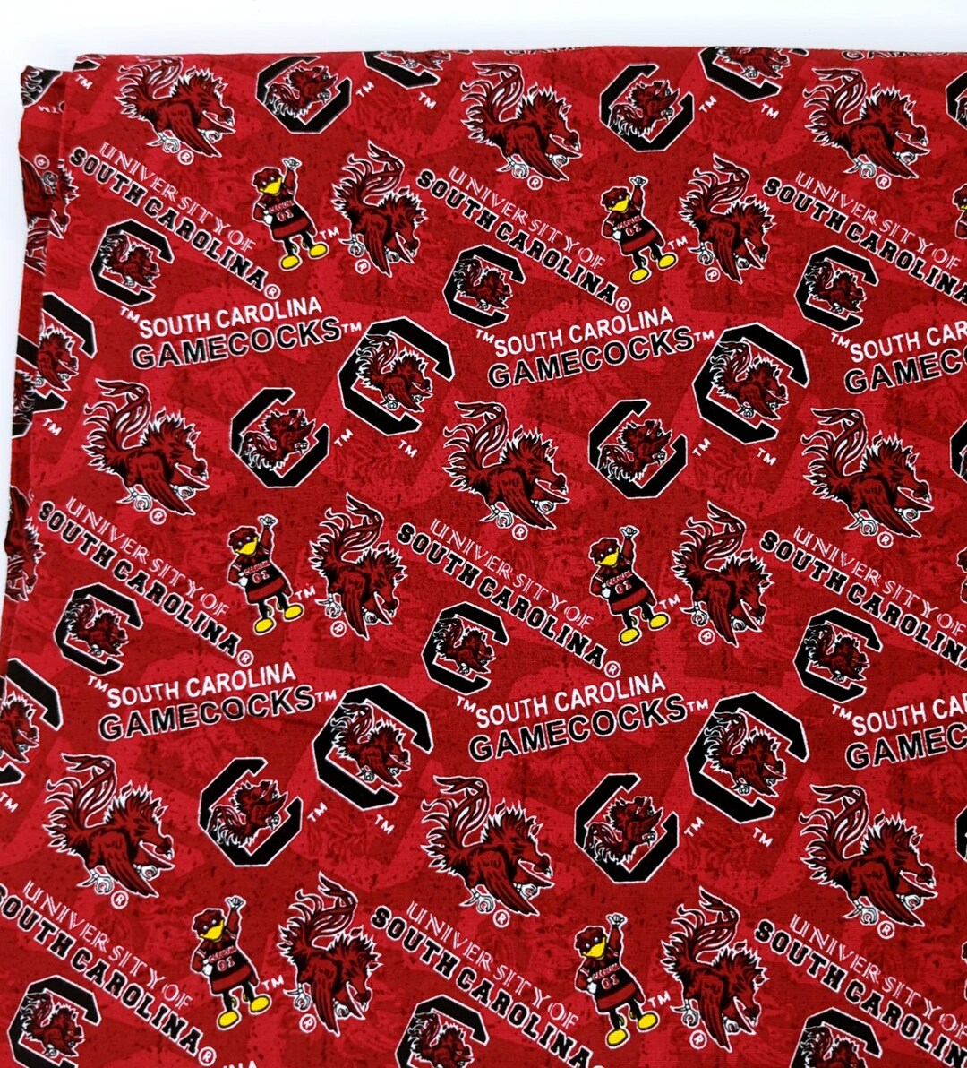 South Carolina Gamecocks Logo Patches - 4 Pieces, Iron-On Or Sew-On, Multi-Colored, 2 7/8" X 2 5/8"