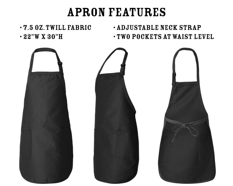 Personalized Apron Beer & BBQ Grill Guide Custom Apron Etsy