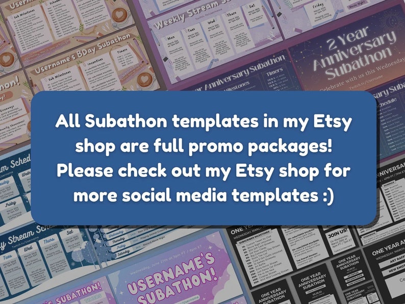 Dark Starry Night Sky Subathon - Twitch Subathon Social Media Package ...