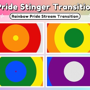 レインボープライド Twitch Stinger トランジション：LGBTQIA+ サークル（デジタルダウンロード）