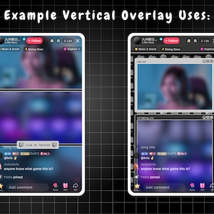 May include: Two screenshots of a live stream on a mobile phone. The top screen shows a blurred image of a person with a black circle and the text "九州朝日 1.4M likes" in the top left corner. The bottom screen shows a blurred image of a video game with the text "Live on Twitch!" in the center. The text "song title" is in the top left corner. The text "@kris" is in the bottom left corner. The text "anyone know what game this is?" is in the center. The text "Pablo joined" is in the bottom left corner. The text "Add comment" is in the bottom center.