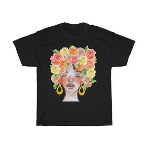 Great flower woman T-shirt collection unisex