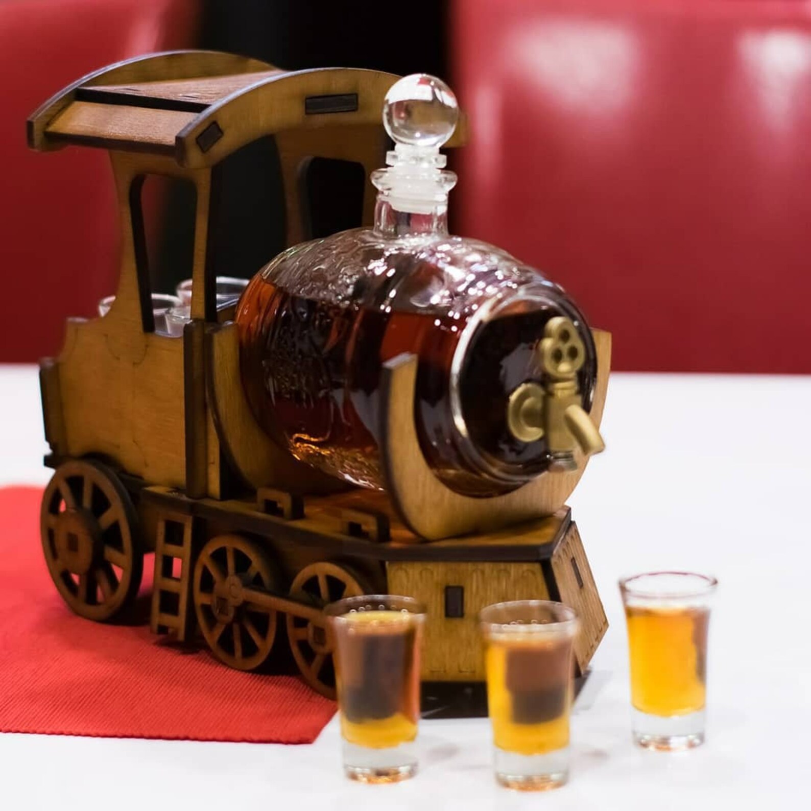 Liquor Train Wine Rack Etsy