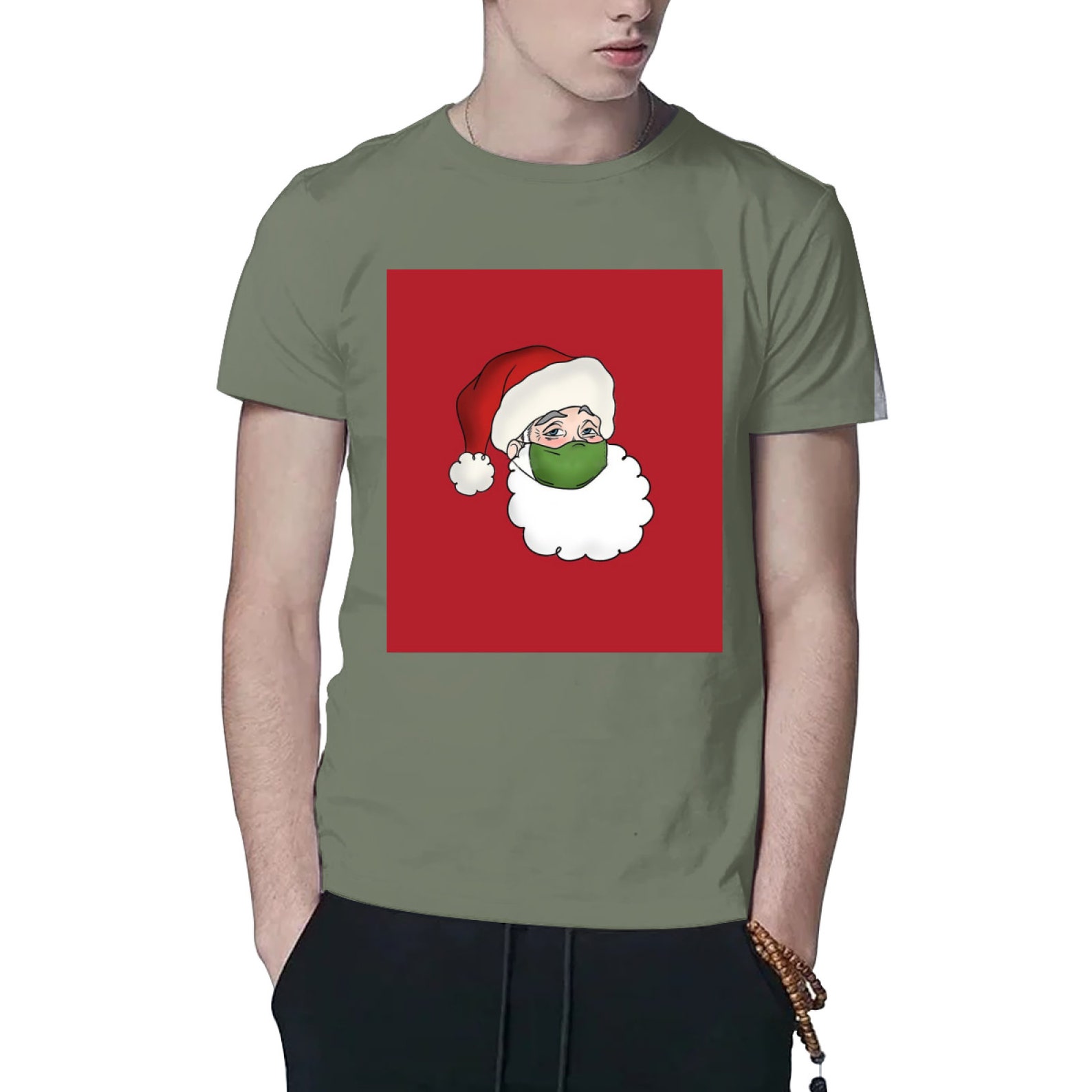 Tshirt de Noël du Père Noël T Shirt Personnalisé T Shirt T Etsy