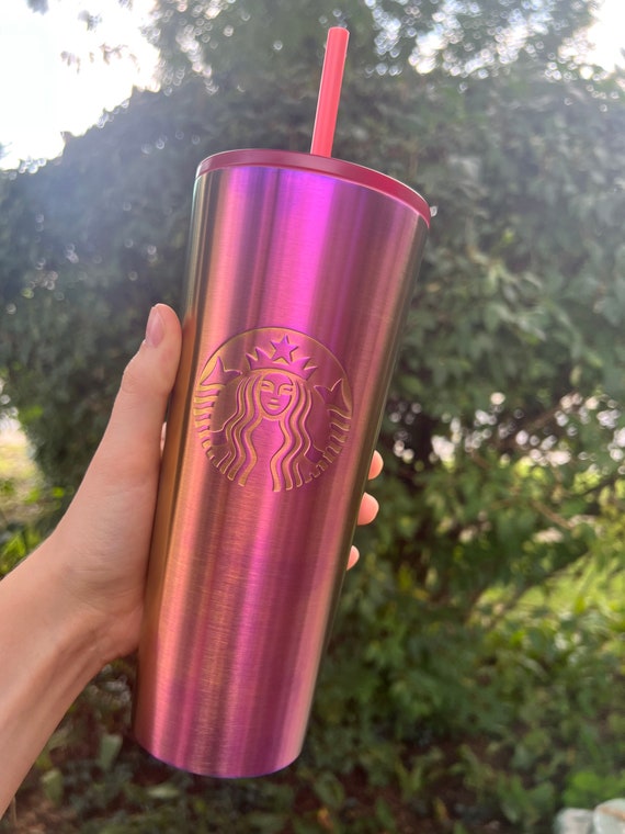 studded purple oil slick starbucks cup  Custom starbucks cup, Tumbler cups  diy, Starbucks cups